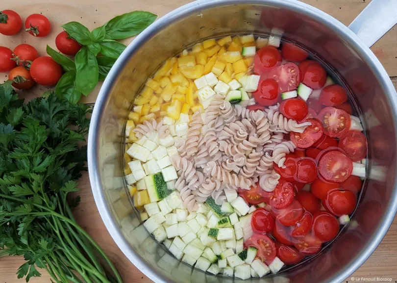 cuisine bio one pot pasta legumes saison 2